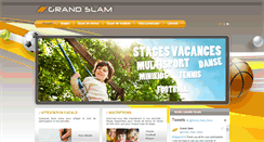 Desktop Screenshot of grandslam.be
